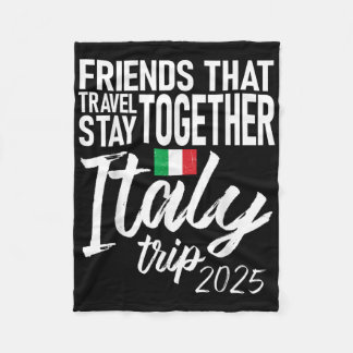 Freunde, die zusammen reisen Italien Reisen 2025 B Fleecedecke