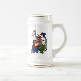 FREUNDE DONS QUIXOTE s - 400 Jahre - Cervantes Bierglas