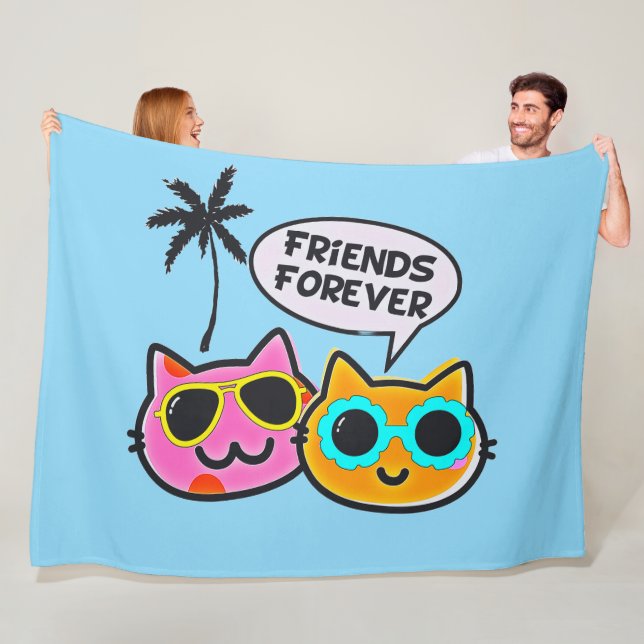 Freunde Forever Cat Fleece Blanket! (Beispiel)