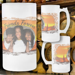 Freunde Forever Sailboat Sonnenuntergang 1300 Mattglas Bierglas
