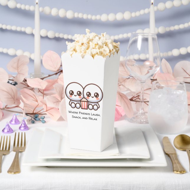 Freunde für einen unvergesslichen Filmabend Geschenkschachtel (Hochzeit)