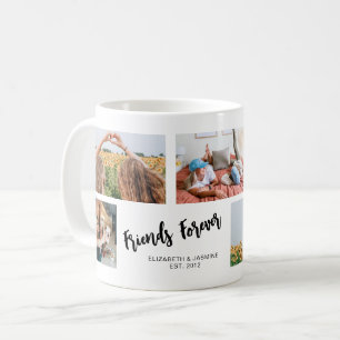 Freunde für immer Foto Collage Geschenk für BESTE Kaffeetasse
