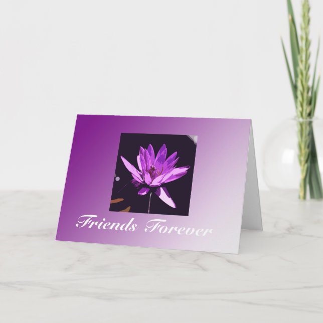 Freunde für immer karte (Vorderseite)