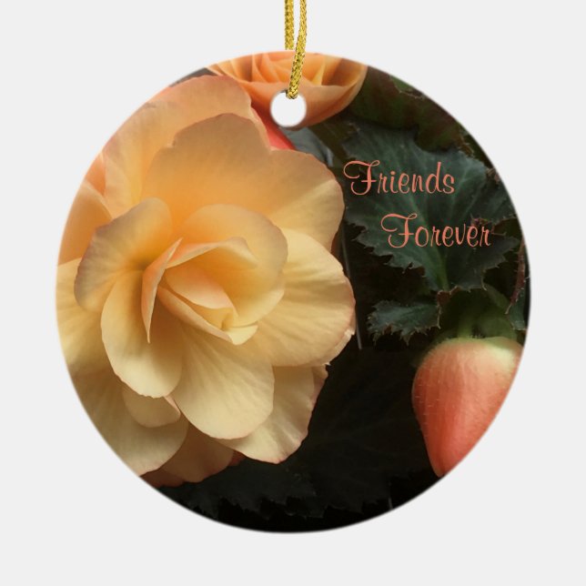 Freunde für immer keramik ornament (Vorne)