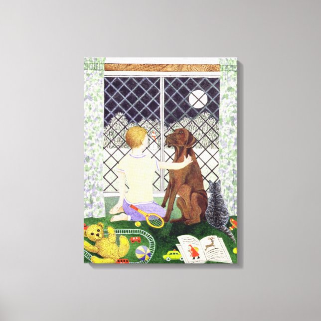 Freunde für immer leinwanddruck (Vorderseite)