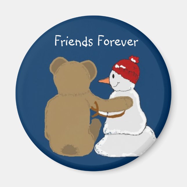 Freunde für immer magnet (Vorne)
