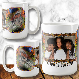 Freunde für immer Schmetterling PV02 Kaffeetasse