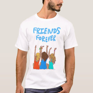 Freunde für immer schöne Kunstwerke T-Shirt