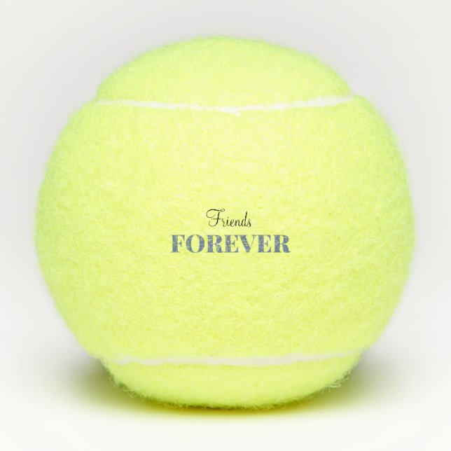 Freunde für immer tennisbälle (Vorderseite)