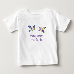 Freunde für immer zweifache Gewinne für das Leben Baby T-shirt