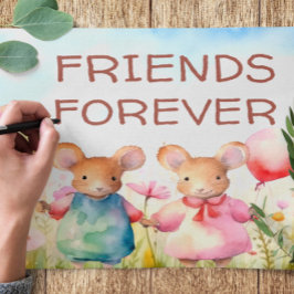 FREUNDE FÜR MAUSKUPLE KARTE