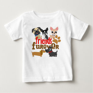 Freunde Furever Hunde Welpen Baby T-shirt