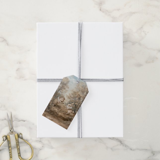 Freunde - Geschenketags Geschenkanhänger (Mit Garn)