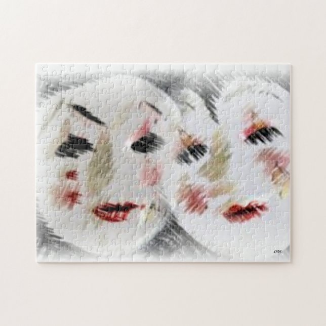 Freunde Gesicht Abstrakt (Horizontal)