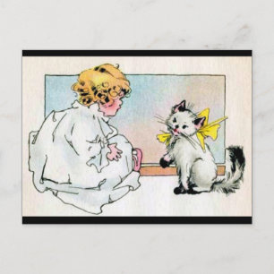 Freunde gewinnen postkarte