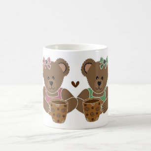 Freunde große Teddybär-Kaffeetasse Kaffeetasse