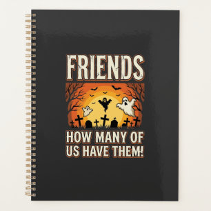 Freunde Halloween Geist Friedhof Design_1 Planer