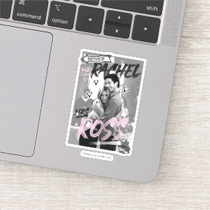 FREUNDE™  Herr Rachel & Frau Ross Aufkleber