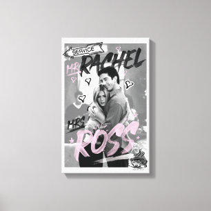 FREUNDE™  Herr Rachel & Frau Ross Leinwanddruck