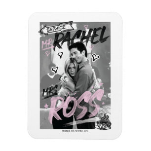 FREUNDE™  Herr Rachel & Frau Ross Magnet