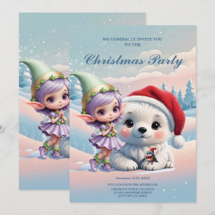 Freunde in einer Fantasiewelt. Einladung