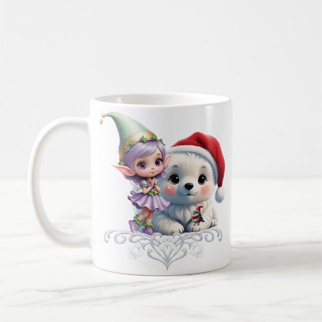 Freunde in einer Fantasiewelt. Kaffeetasse (Links)