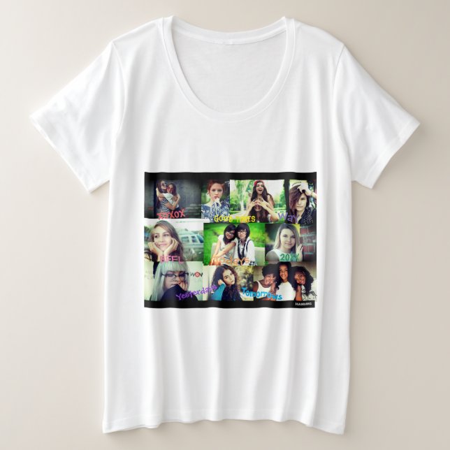 Freunde Inspirierten Foto T - Shirt HAMbWG (Design vorne)