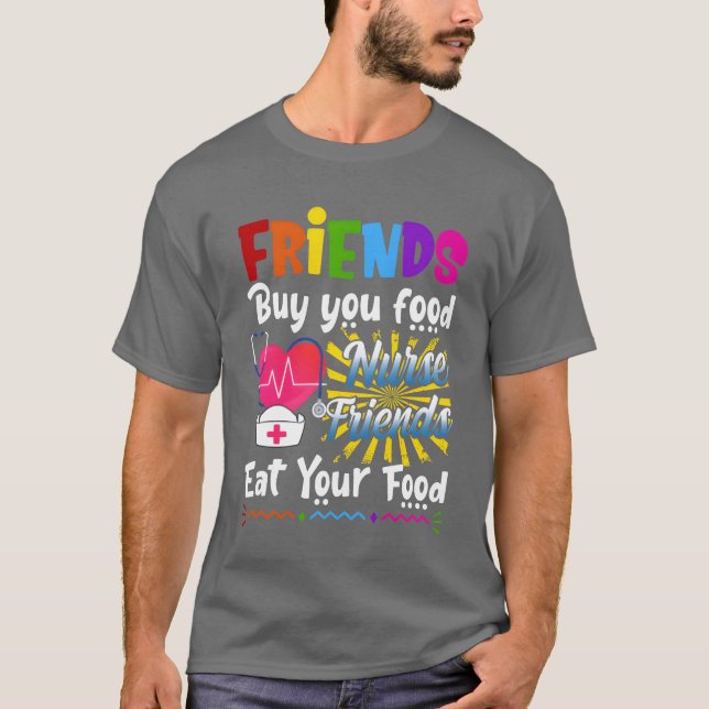 Freunde kaufen Sie Nahrungsergänzungsmittel Freund T-Shirt (Vorderseite)