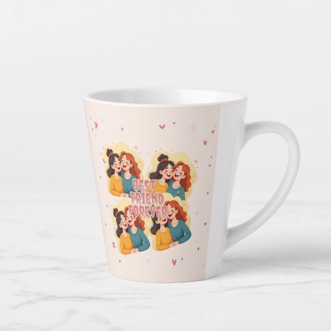 Freunde Keepake Collage hinzufügen Ihr Foto Milchtasse (Rechts)