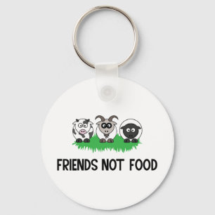 Freunde keine Nahrung, Geschenke für Veganer Veget Schlüsselanhänger