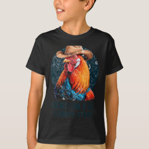 Freunde kommen und gehen Scrappy bleibt Humor Huhn T-Shirt