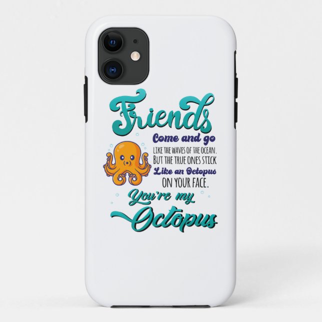 Freunde kommen und gehen wie die Wellen des Ozeans Case-Mate iPhone Hülle (Rückseite)
