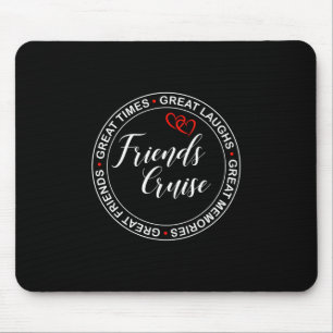 Freunde Kreuzfahrt 2026 Urlaubsreise Kreuzfahrt Fr Mousepad