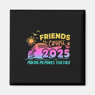 Freunde Kreuzfahrt Squad Erinnerungen Sommertreffe Magnet
