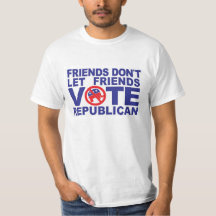 Freunde Lass Freunde wählen republikanischen T - S