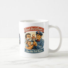 Freunde lassen Freunde nicht mit stumpfen Rasierkl Kaffeetasse