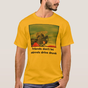 Freunde lassen nicht den betrunkenen T-Shirt