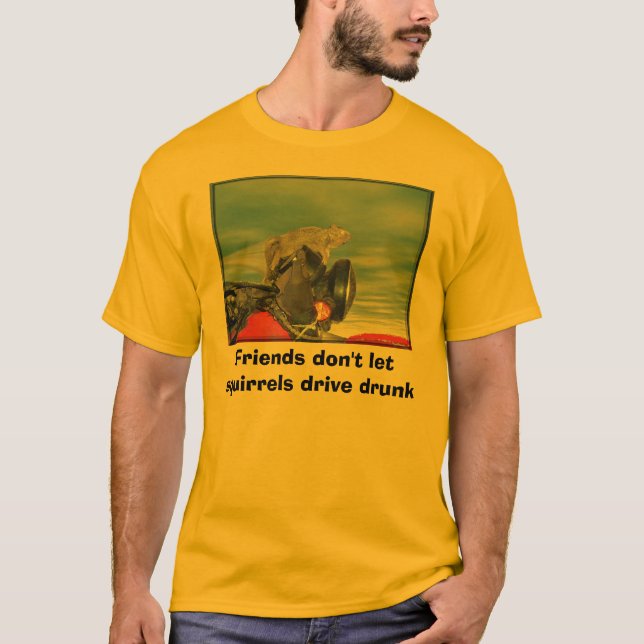 Freunde lassen nicht den betrunkenen T-Shirt (Vorderseite)