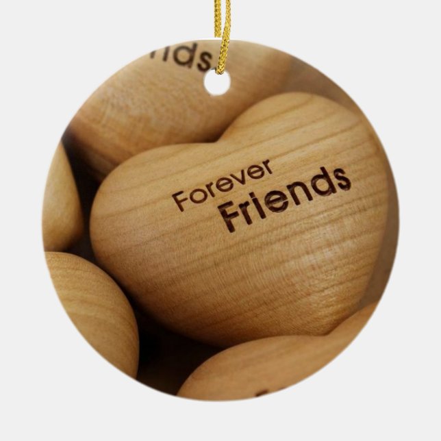 FREUNDE/LEERE KRISTMAS AUF DER ANDEREN SEITE KERAMIK ORNAMENT (Vorne)