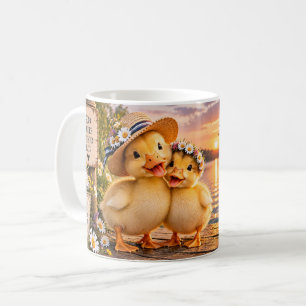 Freunde machen das Leben schöner Enten-Tasse Kaffeetasse