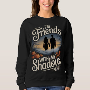 Freunde-mit-meinen-Schatten-Kürbisfeld-Tee Sweatshirt