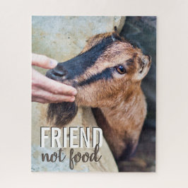 Freunde nicht Essen vegan mit niedlich Ziegenbild