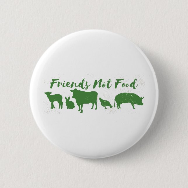 Freunde ohne Essen Button (Vorderseite)