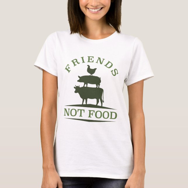 Freunde ohne Essen T-Shirt (Vorderseite)