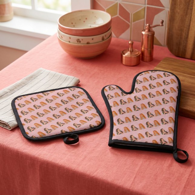 Freunde Oven Mitt & Pot Holder Set (Von Creator hochgeladen)