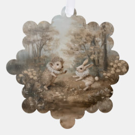 Freunde - Papier-Kartendekorationsgeschirr Ornament Karte