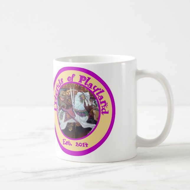 Freunde Playland der großartigen Karussell-Tasse Kaffeetasse (Rechts)