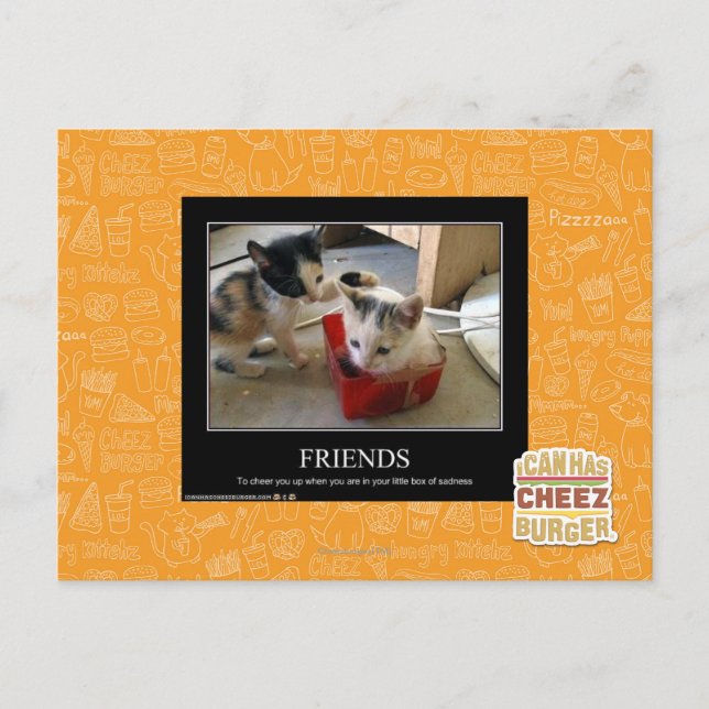 Freunde Postkarte (Vorderseite)