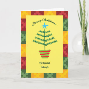 Freunde Primsy Christmas Feiertagskarte