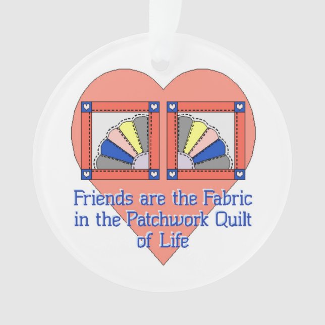 Freunde - Quilt Pattern Ornament (Vorderseite)